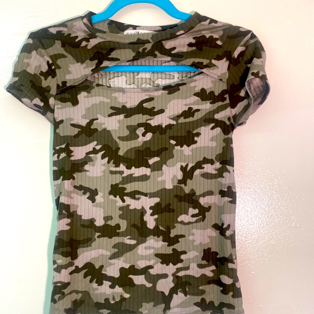 Camouflage eye candy slim with cut out